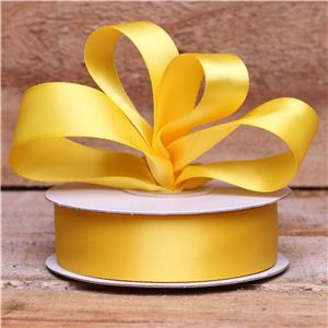 Basics 2 Go Satin Ribbon - 23mm Yellow
